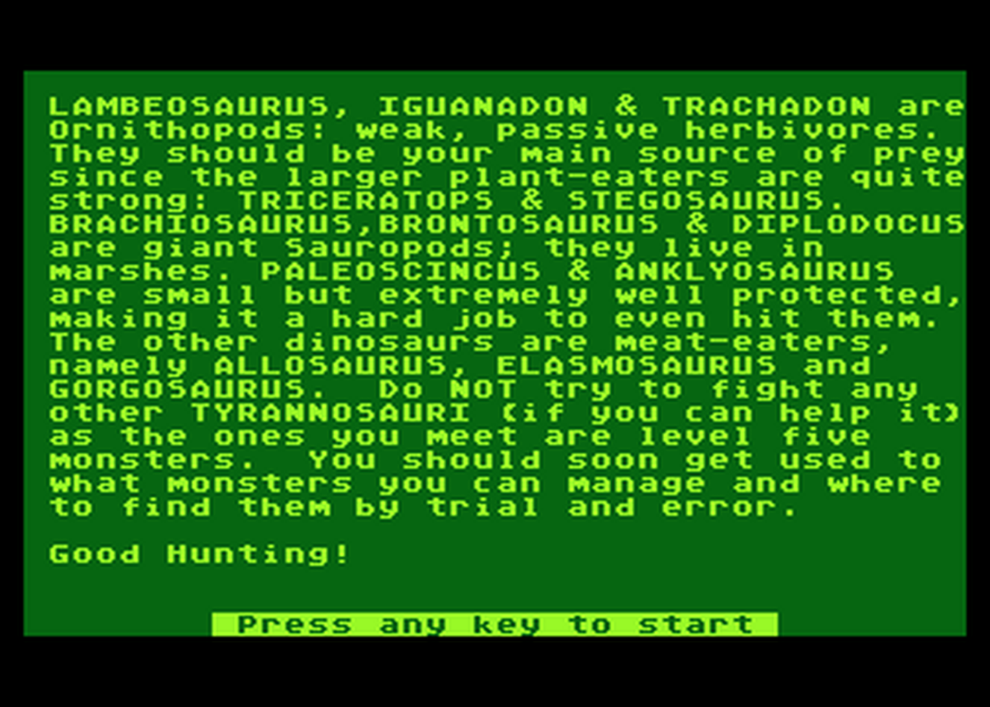 Atari GameBase Dinosaur (No_Publisher) 1984