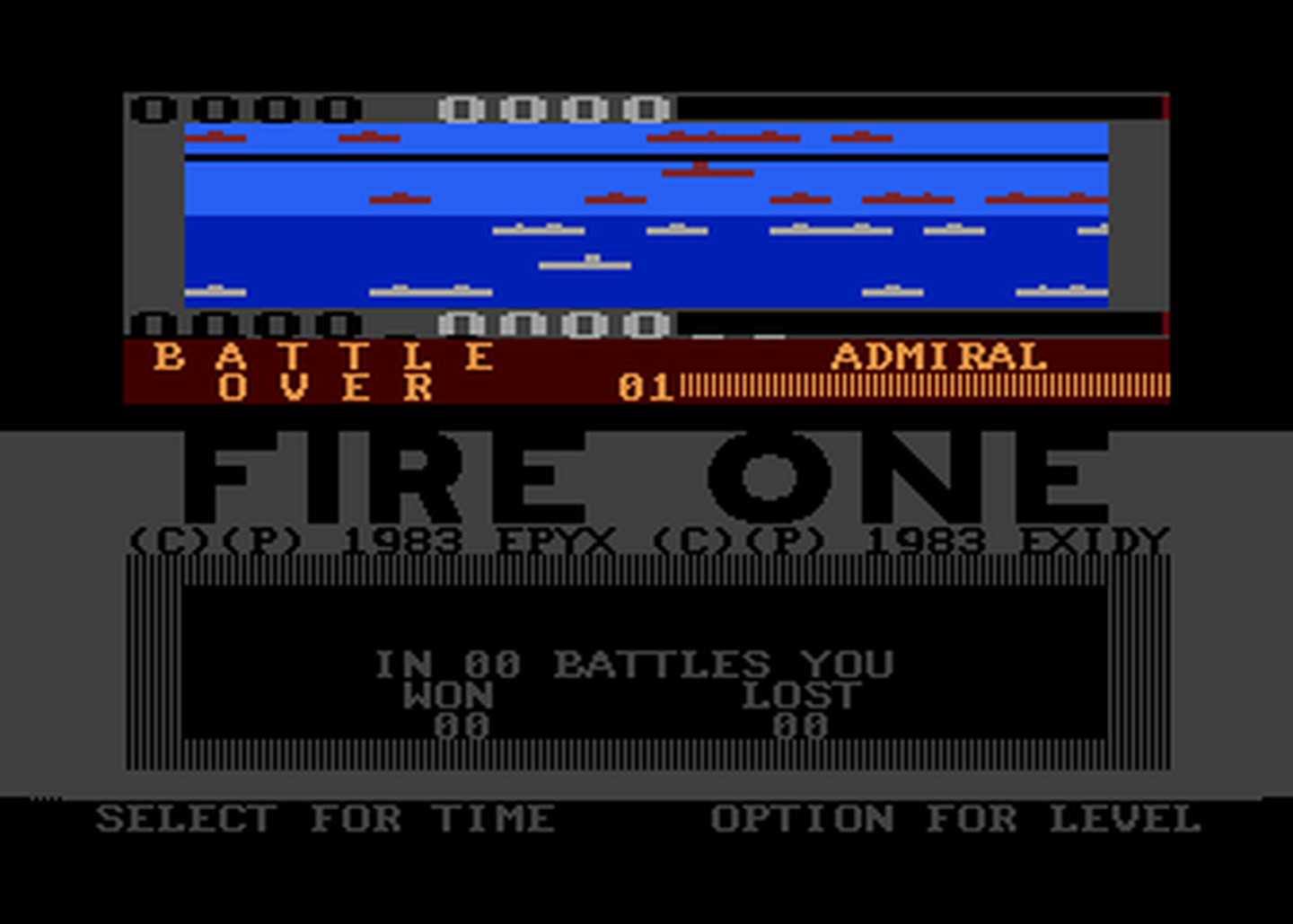 Atari GameBase Fire_One! Epyx 1983