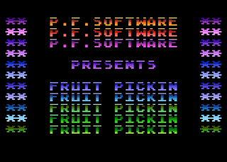 Atari GameBase Fruit_Pickin PF_Software