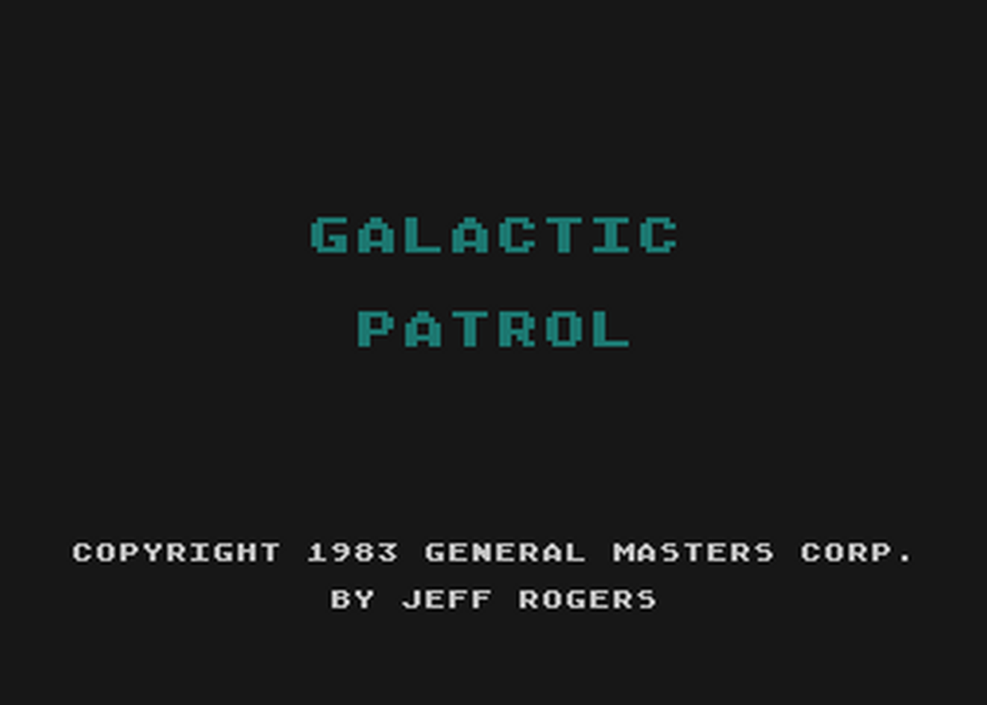 Atari GameBase Galactic_Patrol ALA_Software 1983