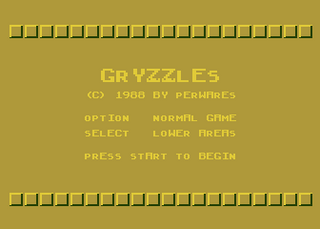 Atari GameBase Gryzzles Perwares 1988