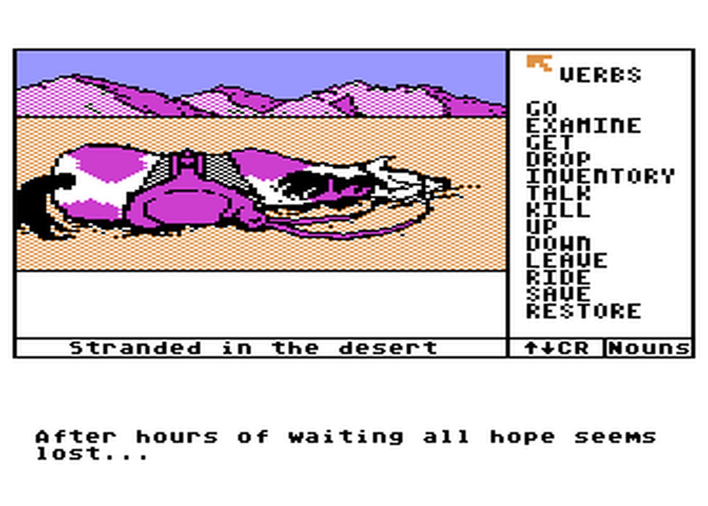 Atari GameBase Gunslinger Datasoft 1987