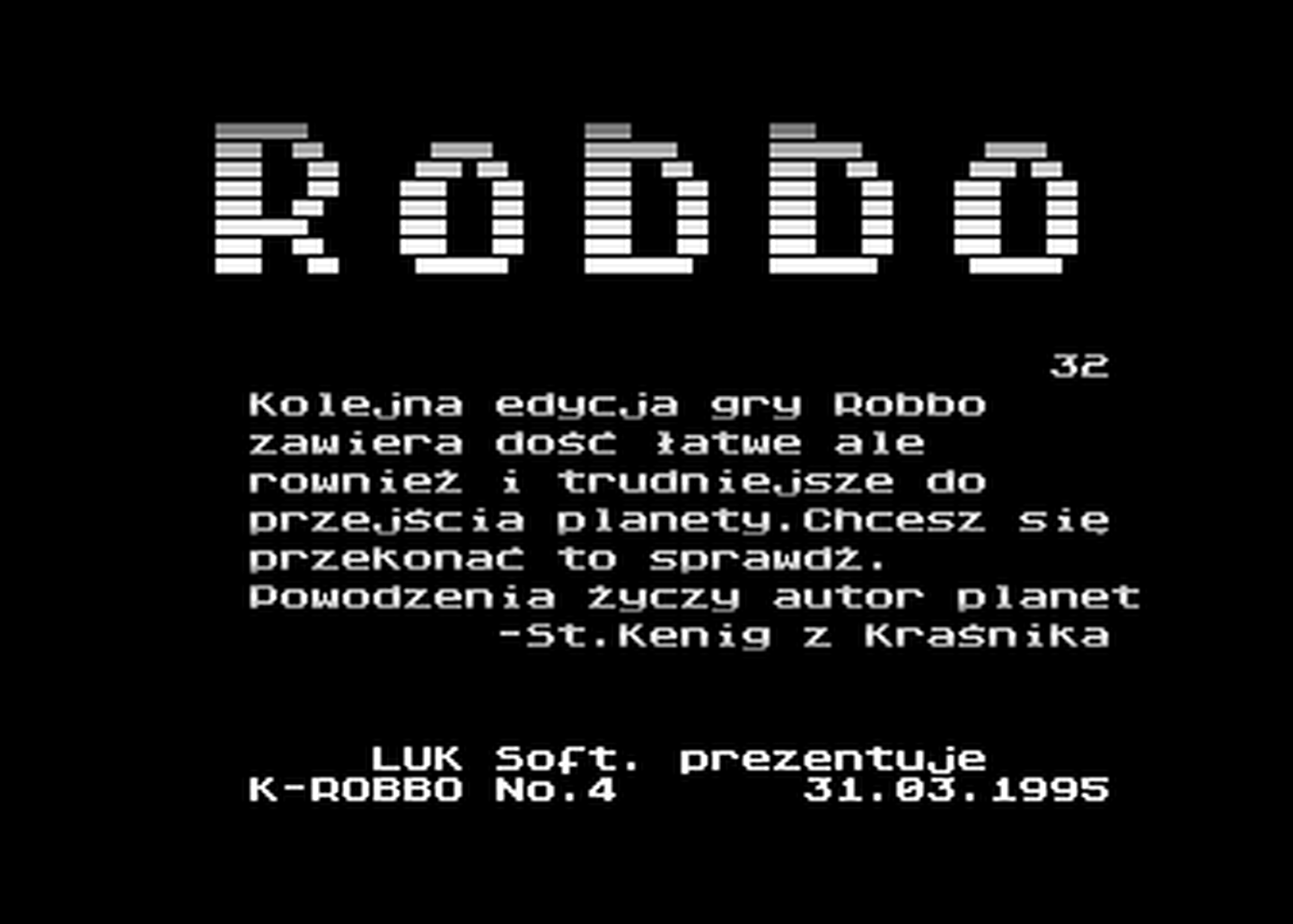 Atari GameBase Robbo_-_K_No.4_-_LUK_Soft LUK_Soft 1995