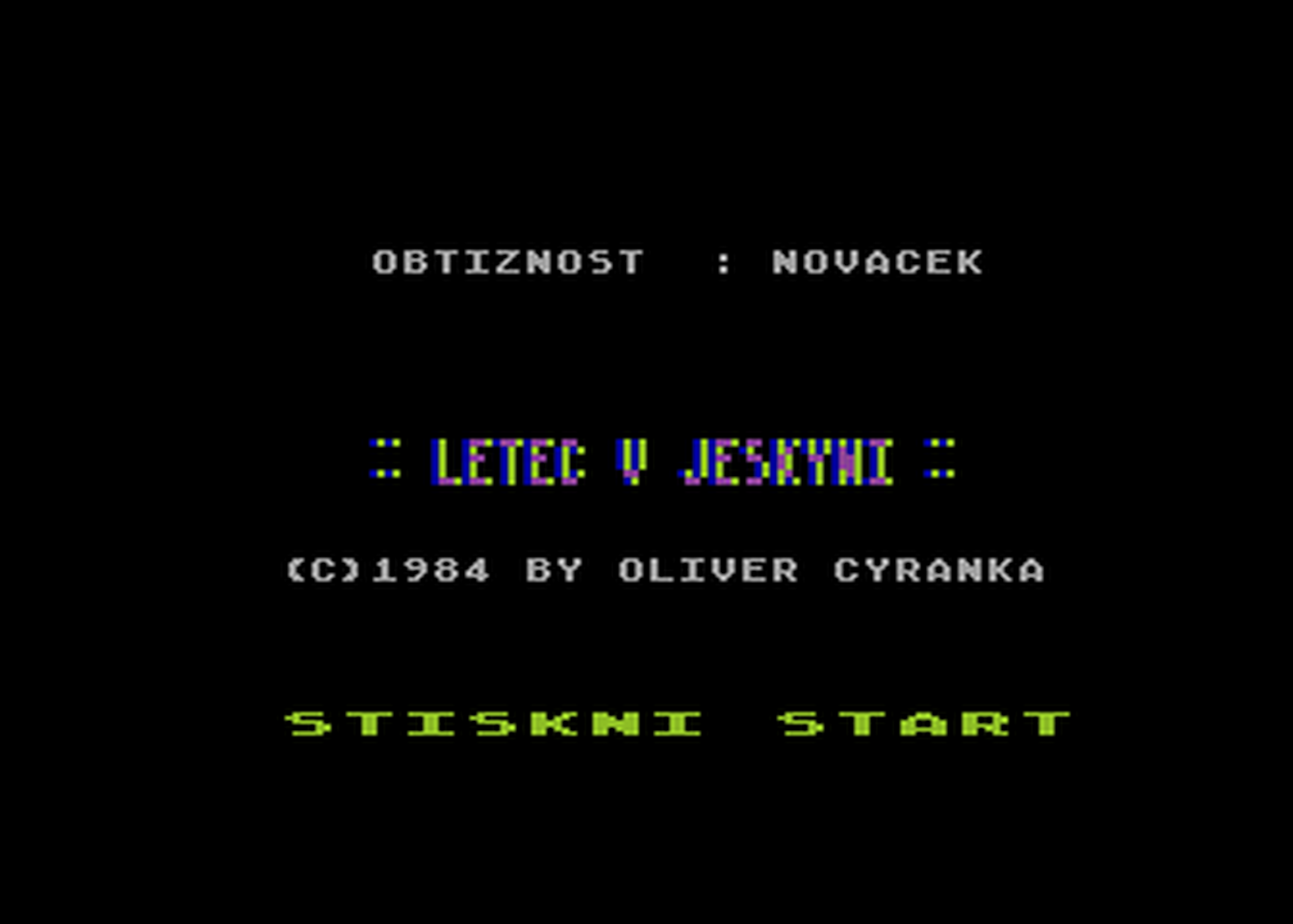 Atari GameBase Letec_V_Jeskyni (No_Publisher) 1984