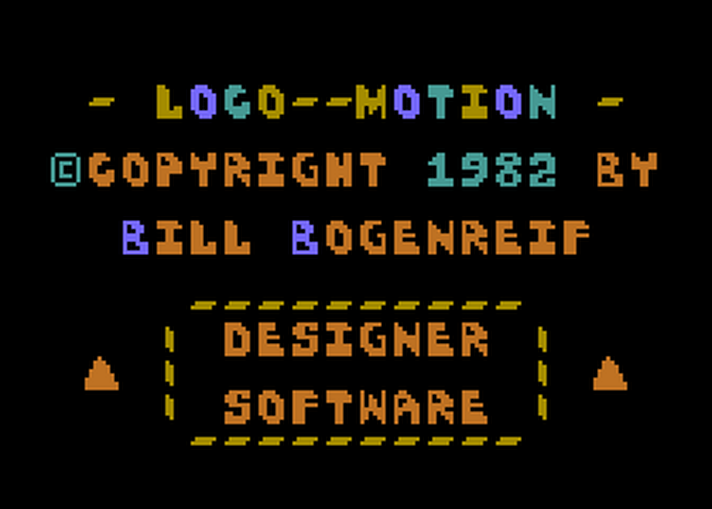 Atari GameBase Loco-Motion Designer_Soft 1982