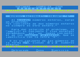 Atari GameBase Matematicas Compu-Ed 1986