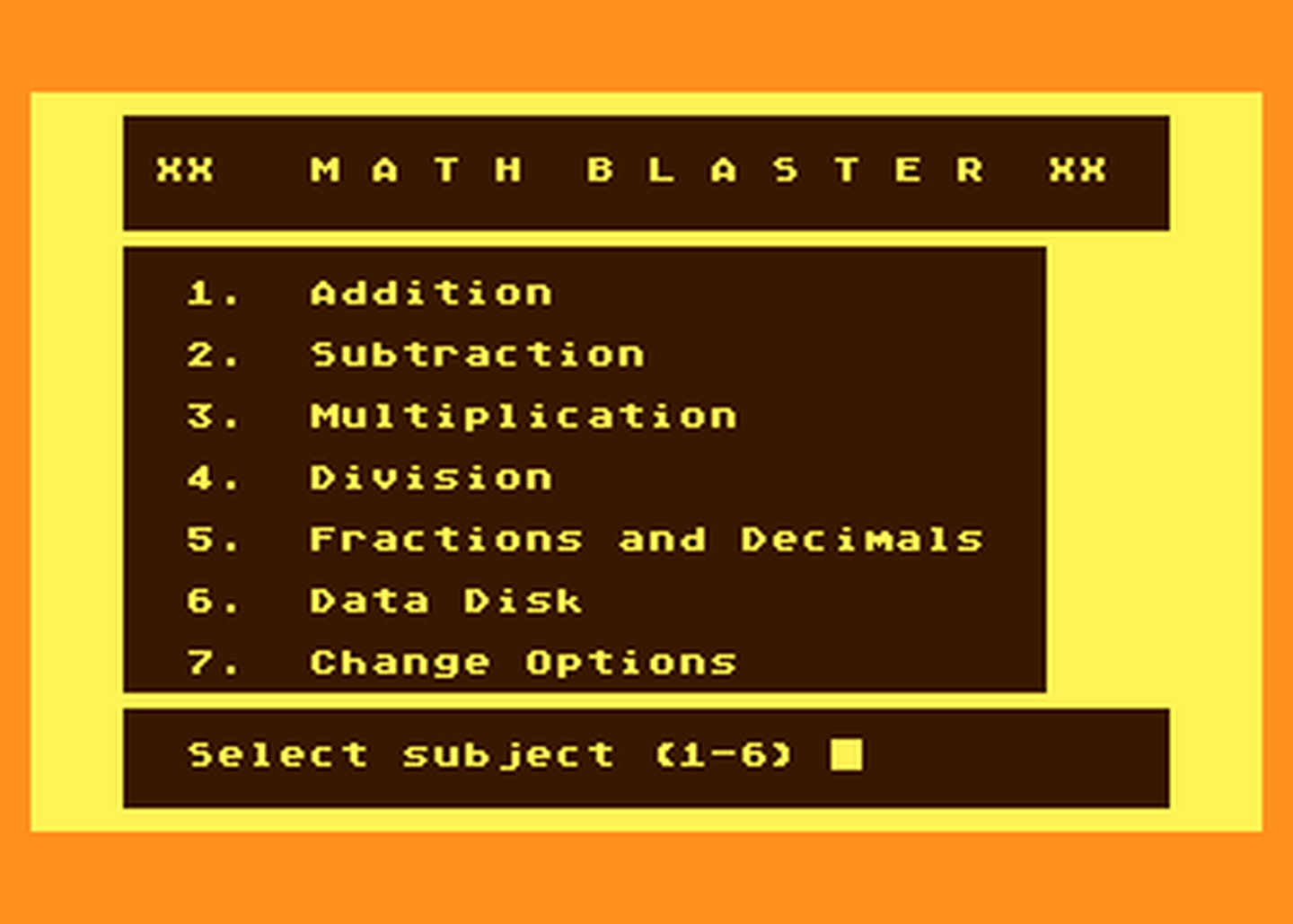 Atari GameBase Math_Blaster! Davidson 1985