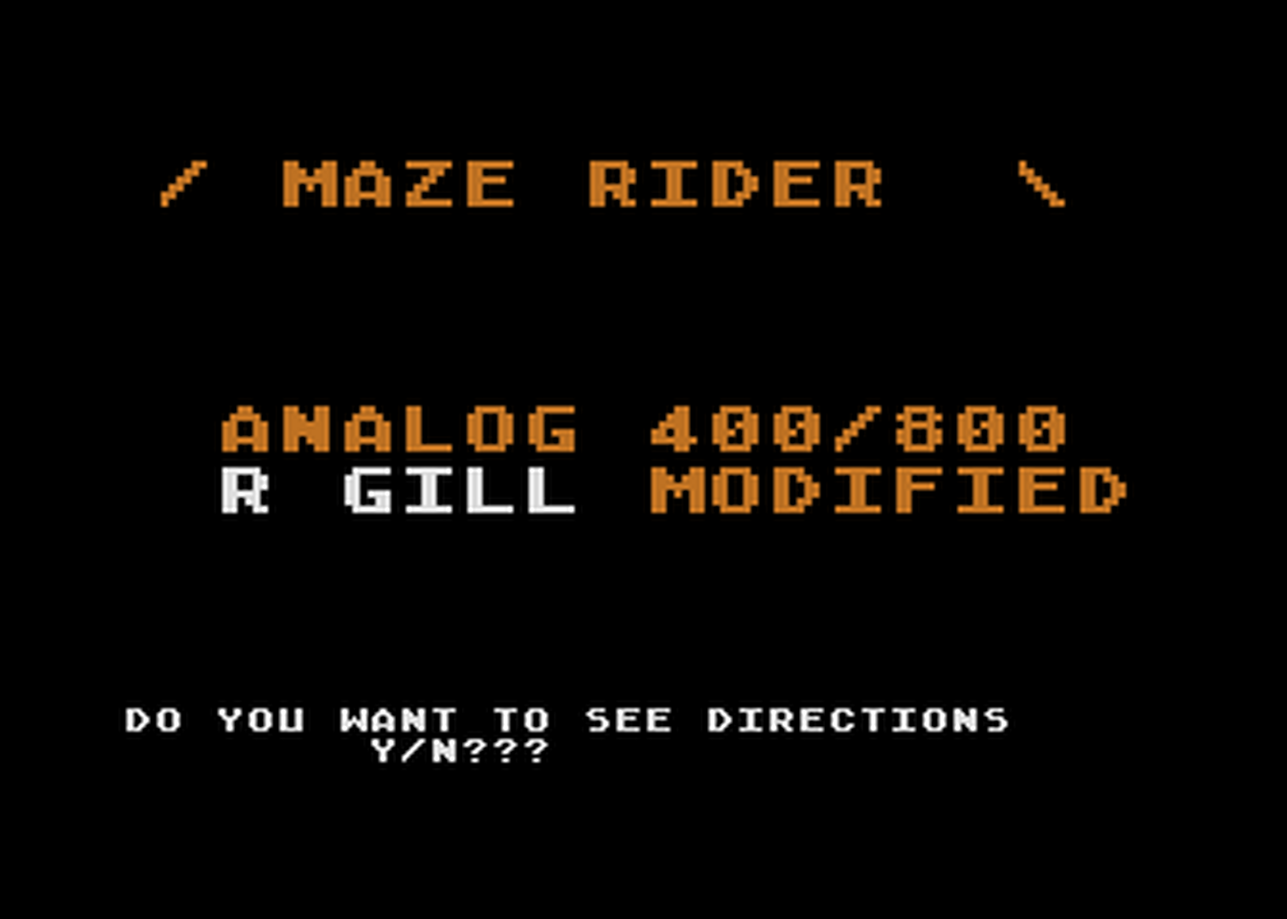 Atari GameBase Maze_Rider (No_Publisher)