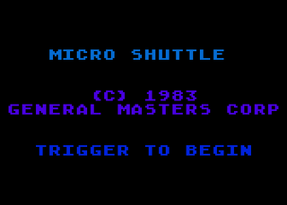 Atari GameBase Micro_Shuttle 1983