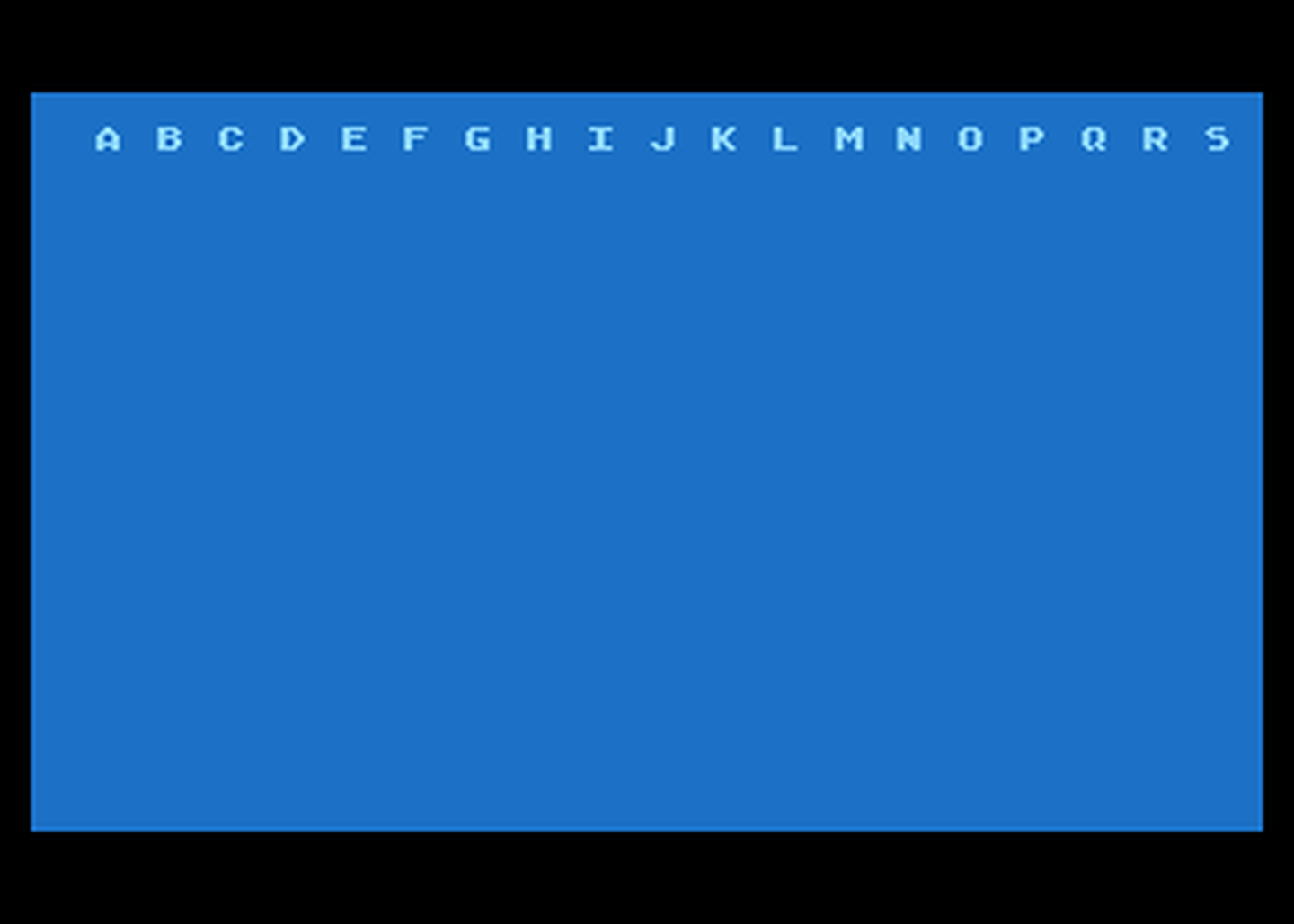 Atari GameBase Morseova_Abeceda (No_Publisher) 1988