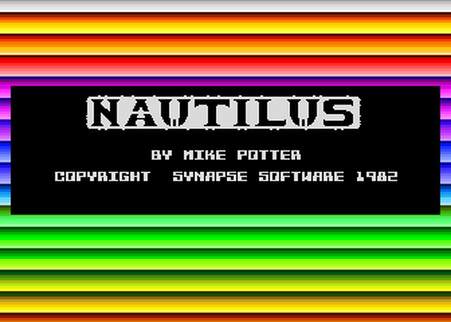Atari GameBase Nautilus Synapse_Software 1982