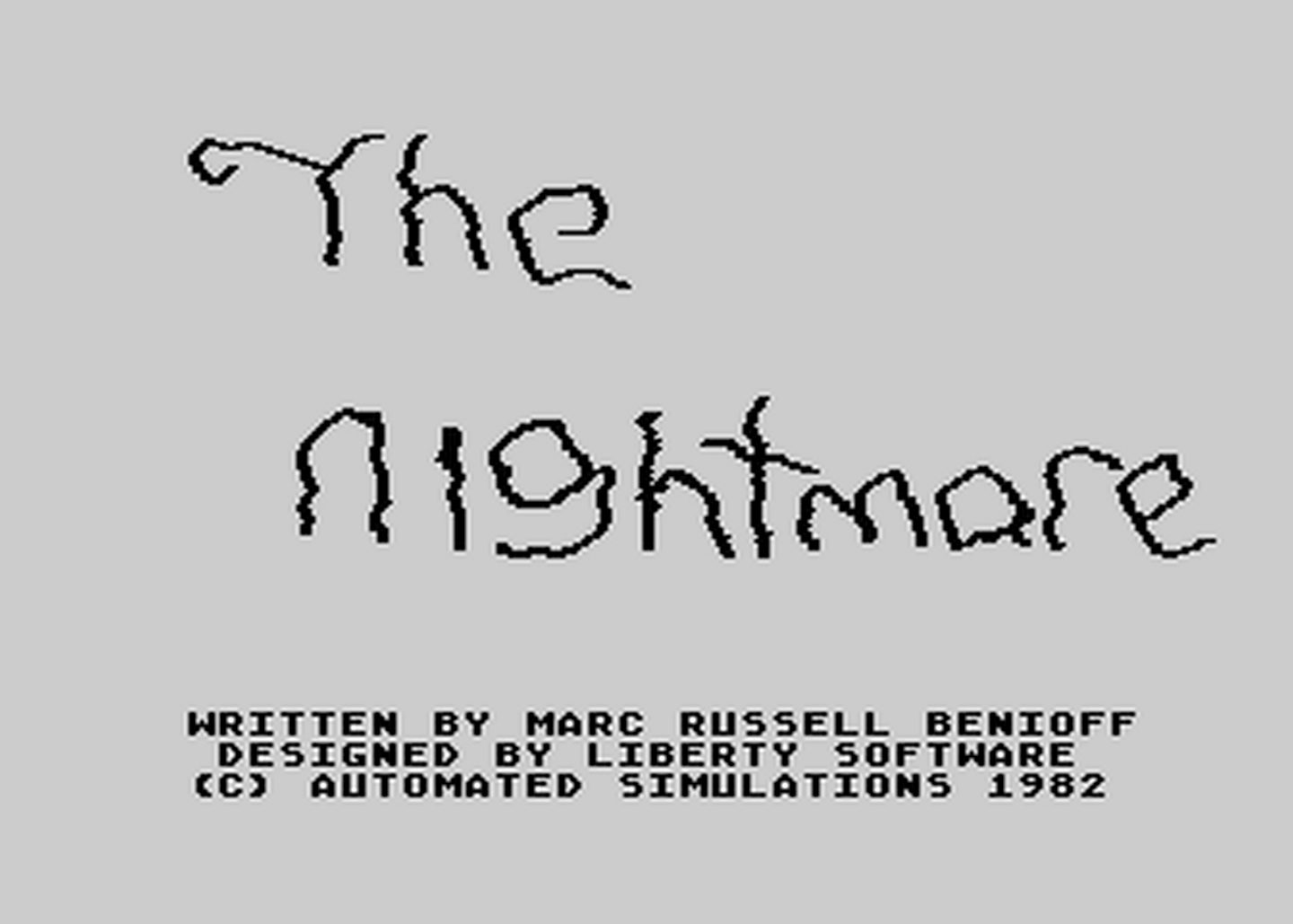 Atari GameBase Nightmare,_The Epyx 1982