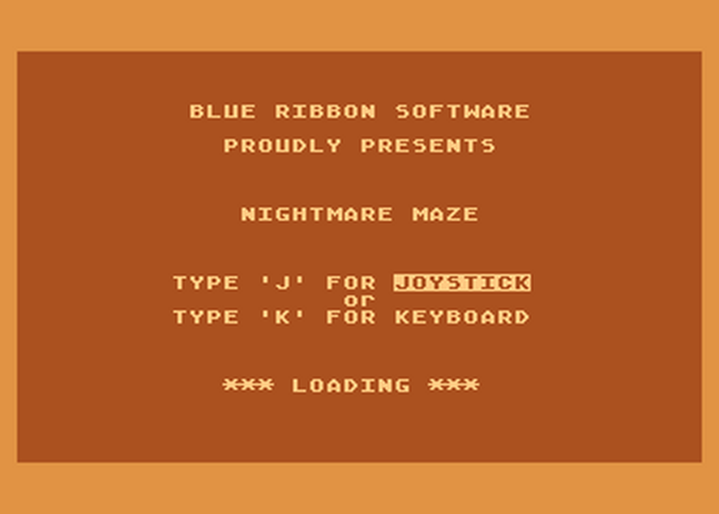 Atari GameBase Nightmare_Maze Blue_Ribbon_Software 1986