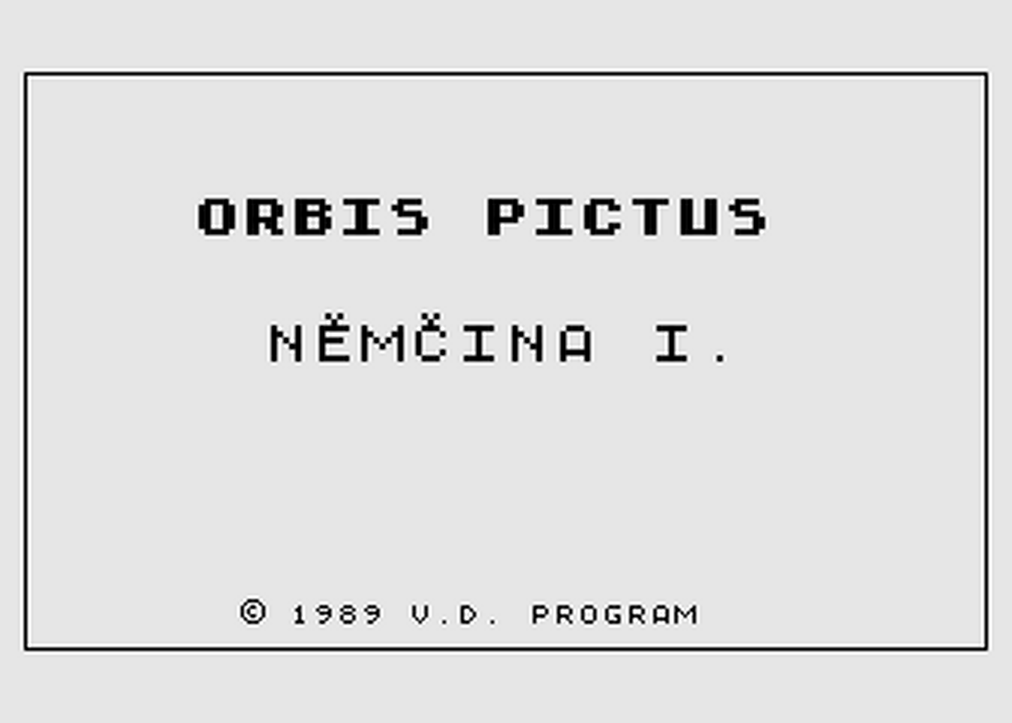 Atari GameBase Orbis_Pictus_-_Nemcina DP 1989