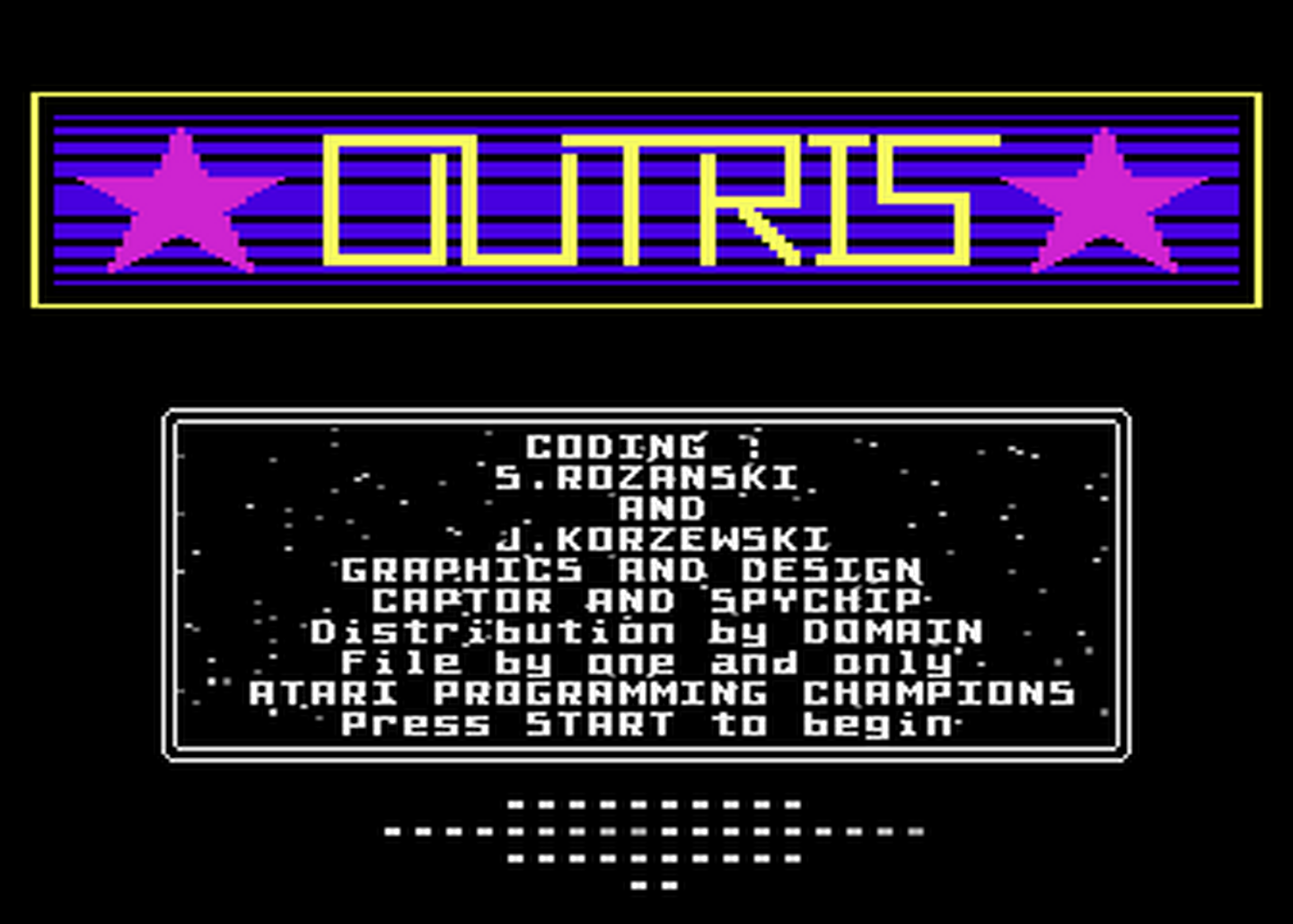 Atari GameBase Outris Domain_Software 1992