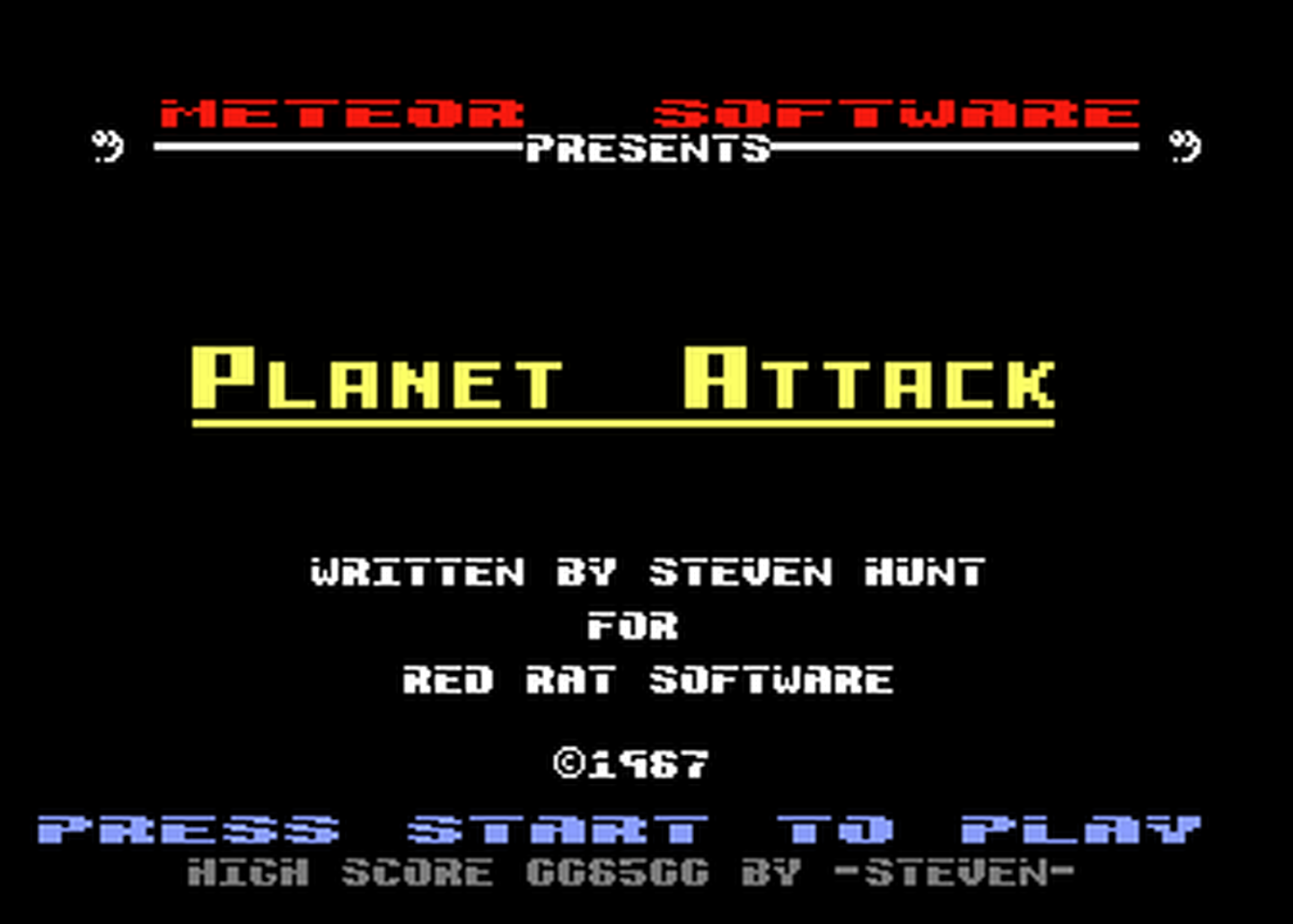Atari GameBase Planet_Attack Red_Rat_Software 1987