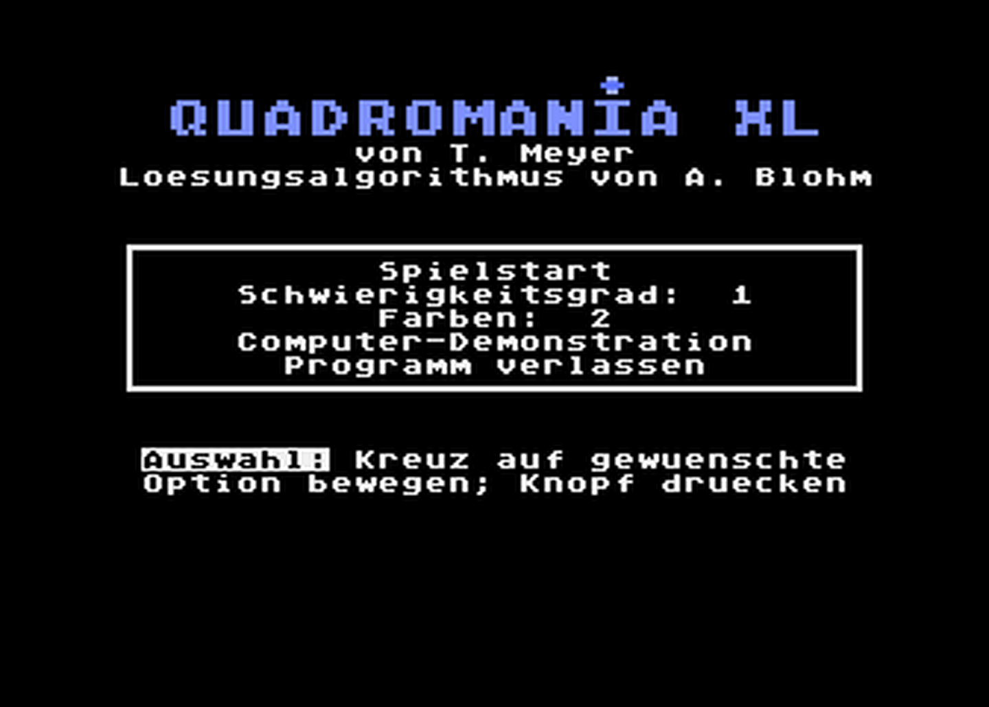 Atari GameBase Quadromania_XL (No_Publisher) 1987