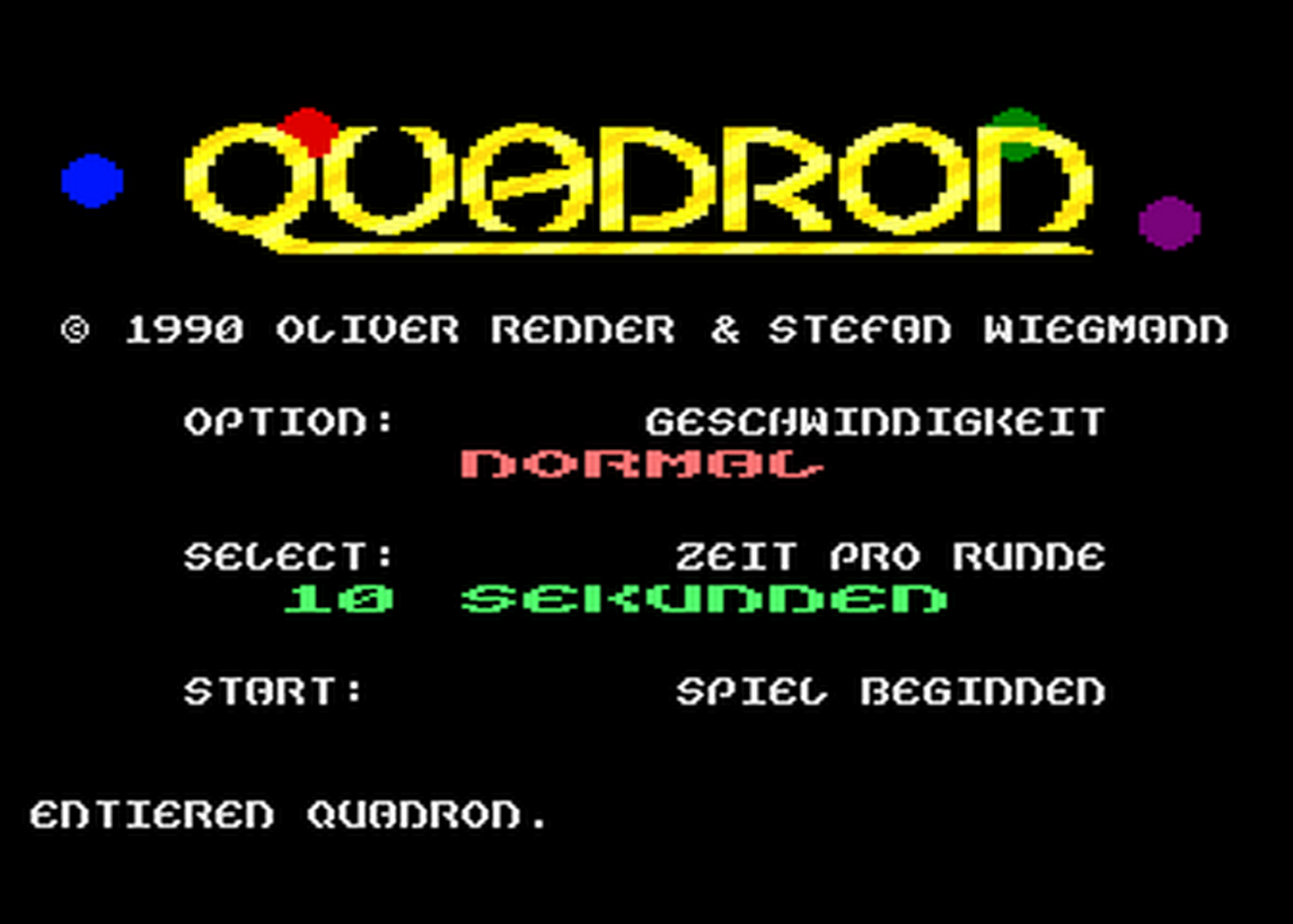 Atari GameBase Quadron (No_Publisher) 1990