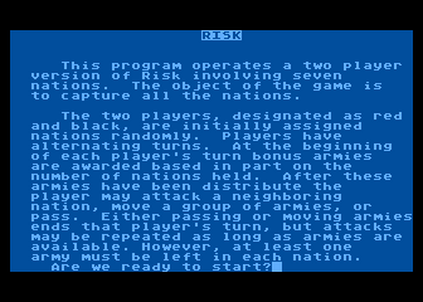 Atari GameBase Risk (No_Publisher)