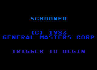 Atari GameBase Schooner ALA_Software 1983