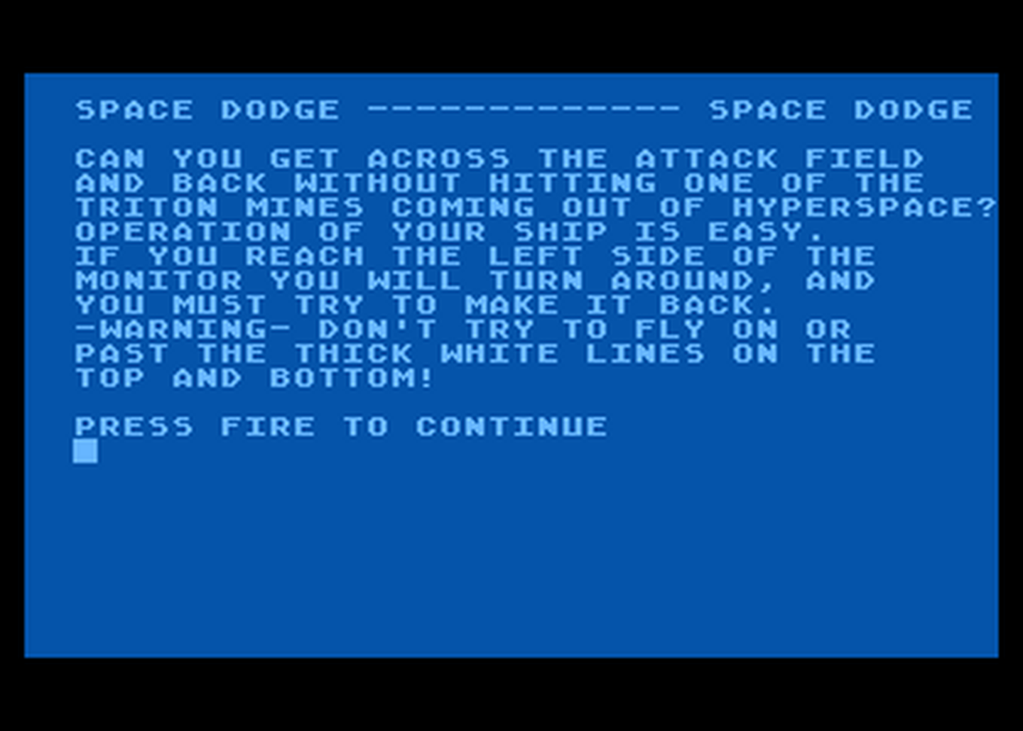 Atari GameBase Space_Dodge Softside_Publications 1980