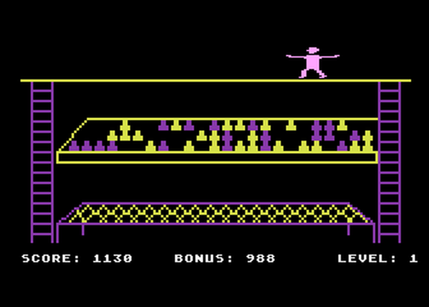 Atari GameBase Tightrope Compute! 1986