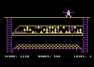 Atari GameBase Tightrope Compute! 1986