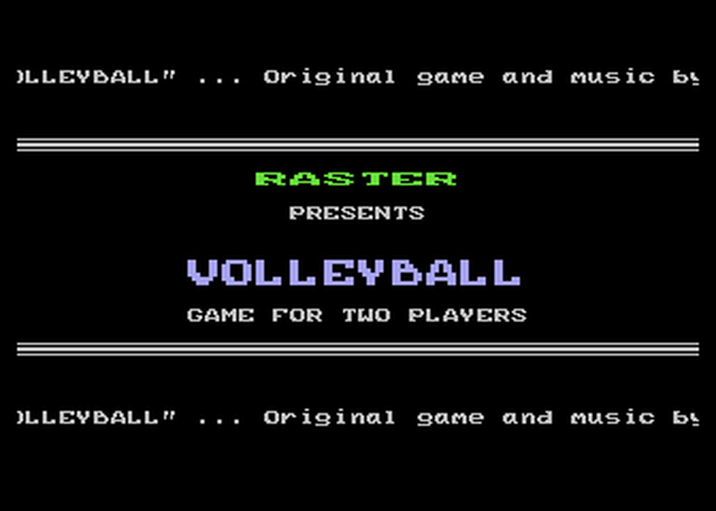 Atari GameBase Volleyball Raster_Software 1991