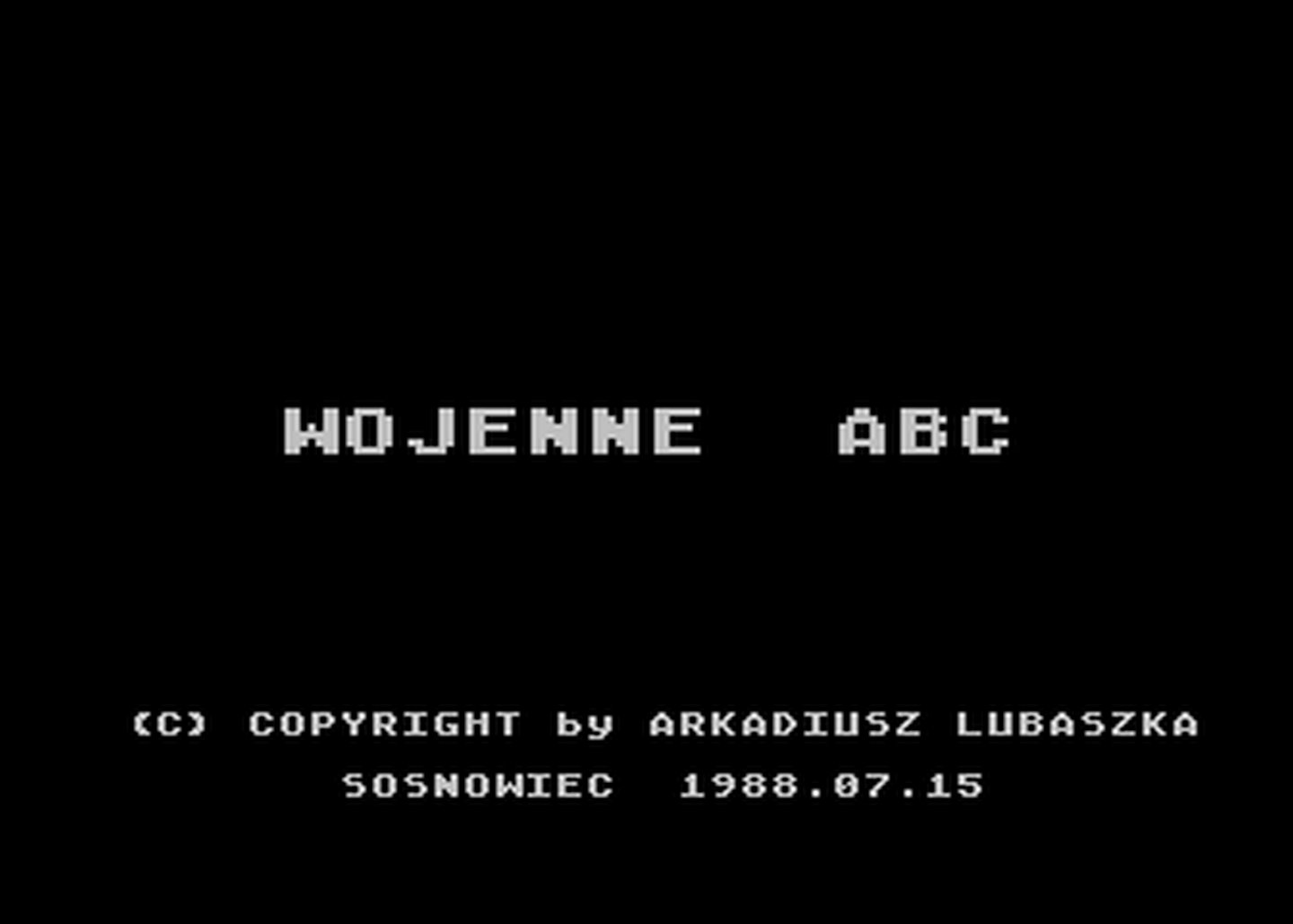 Atari GameBase Wojenne_ABC (No_Publisher) 1988