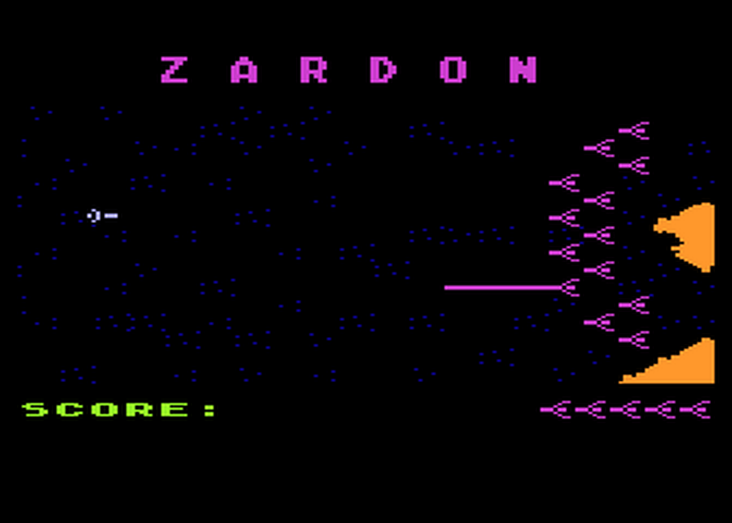 Atari GameBase Zardon Crystalware 1982