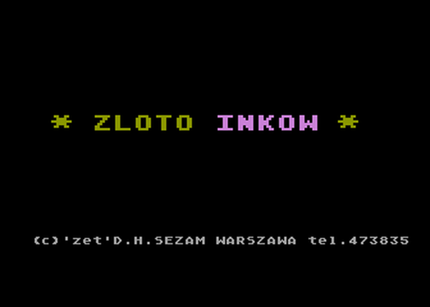 Atari GameBase Zloto_Inkow (No_Publisher)