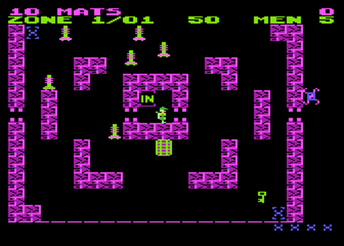 Atari GameBase Zone_X Gremlin_Graphics 1985