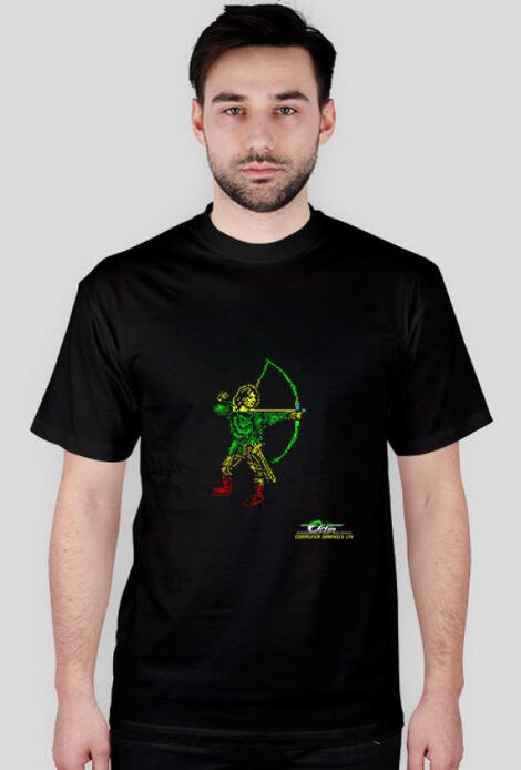 Retro T-Shirt Robin of the wood ZX Spectrum Element - męski podkoszulek