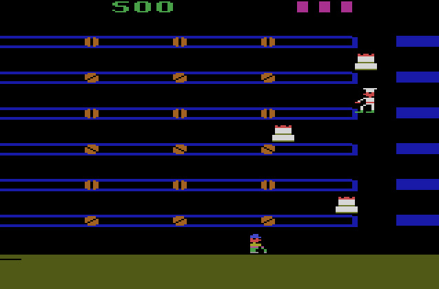 VCS Atari 2600 Stella Cakewalk (a.k.a. Bakery) CommaVid,_Inc. CommaVid,_Inc. 1983