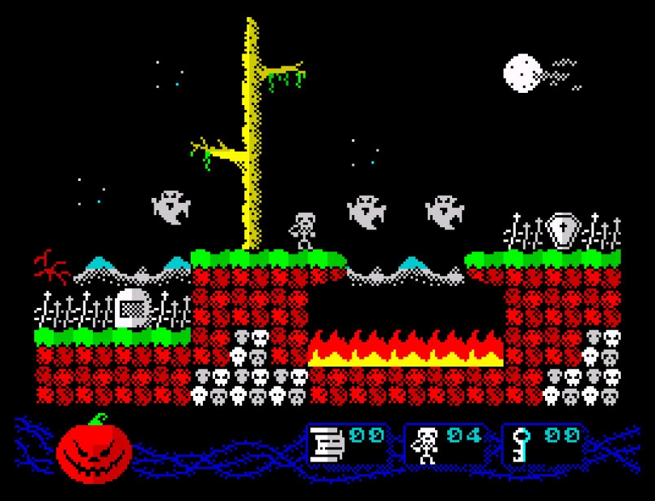 ZX_Spectrum Retro Nightmare_on_Helloween Ragastan 2013