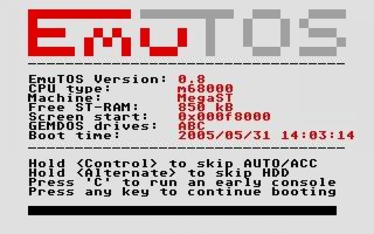 [ATARI]ST: EmuTos 0.8.7