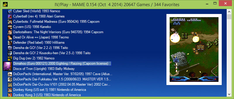 [Arcade] MAMEUI x64/x86 0.154.1