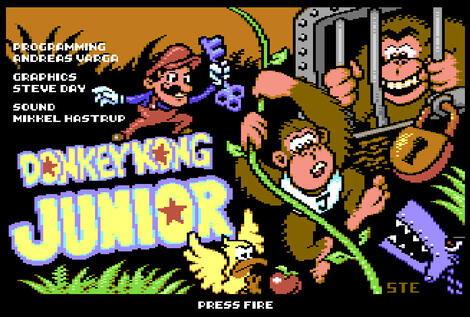 Commodore:C64:WinVice:Donkey Kong Jr.:2014:Ste\'64