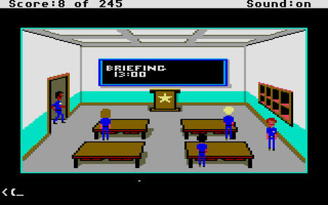 Atari ST Steem:Police Quest: In Pursuit of the Death Angel (a.k.a. Police Quest 1):Sierra On-Line, Inc.:Sierra On-Line, Inc.:1987: