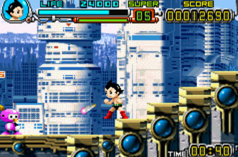 GBA Visual Advance - M:Astro Boy - Omega Factor:SEGA of America, Inc.:Hitmaker, Treasure Co., Ltd.:Aug 17, 2004: