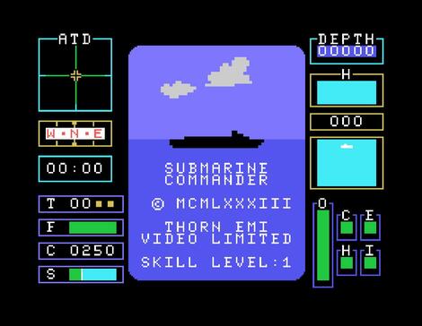 Submarine Commander (Thorn Emi, 1983)