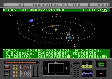 Atari XE/XL Altirra Star_Raider_II Atari_Corporation 1986
