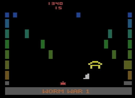 Atari 2600:VCS:Stella:Worm War I:Fox Video Games, Inc.:Sirius Software, Inc.:1982: