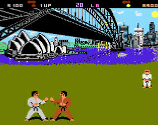 Atari XE/XL Altirra World_Karate_Championship_(a.k.a._International_Karate) Epyx,_Inc. System_3_Software_Ltd. 1986