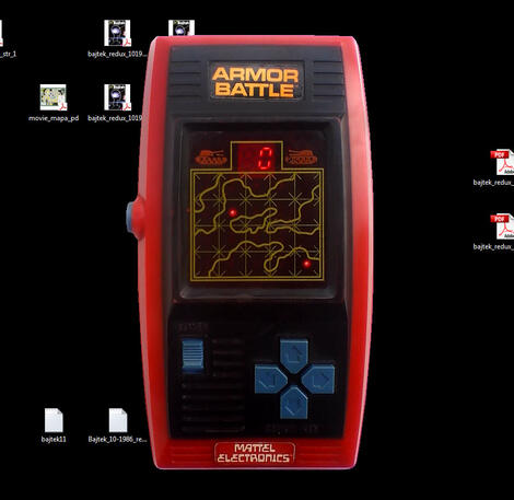 Game&Watch Madrigal Armour_Battle Mattel_Electronics 1978