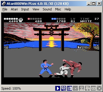 International Karate + na Atari